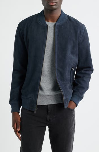 Suede Bomber Jacket