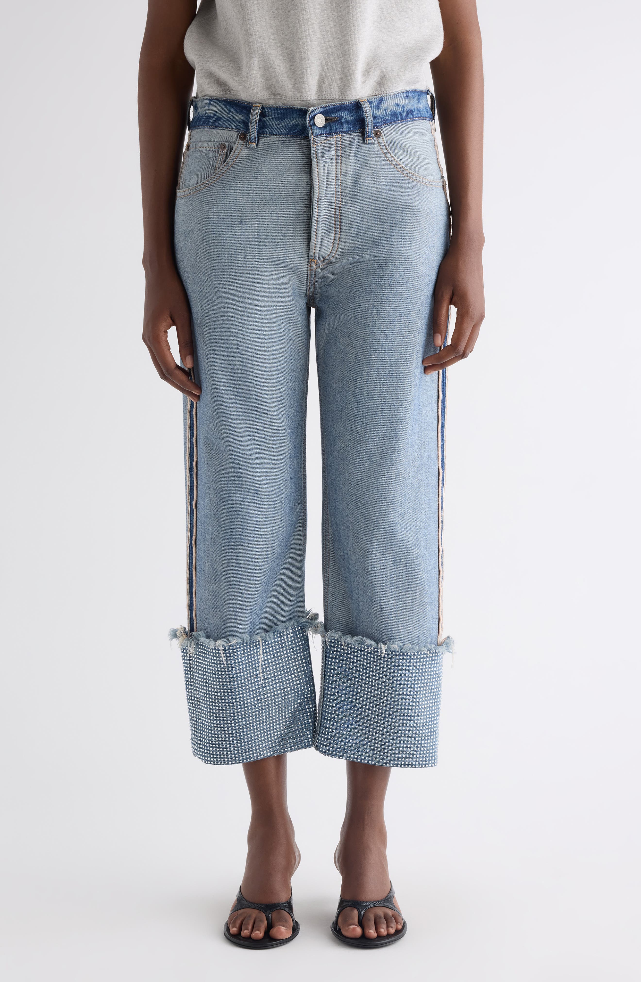 Acne Studios 1991 Toj Detroit Ripped Loose Fit Jeans | Nordstrom