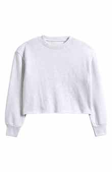 Kids' Crop Crewneck Sweatshirt