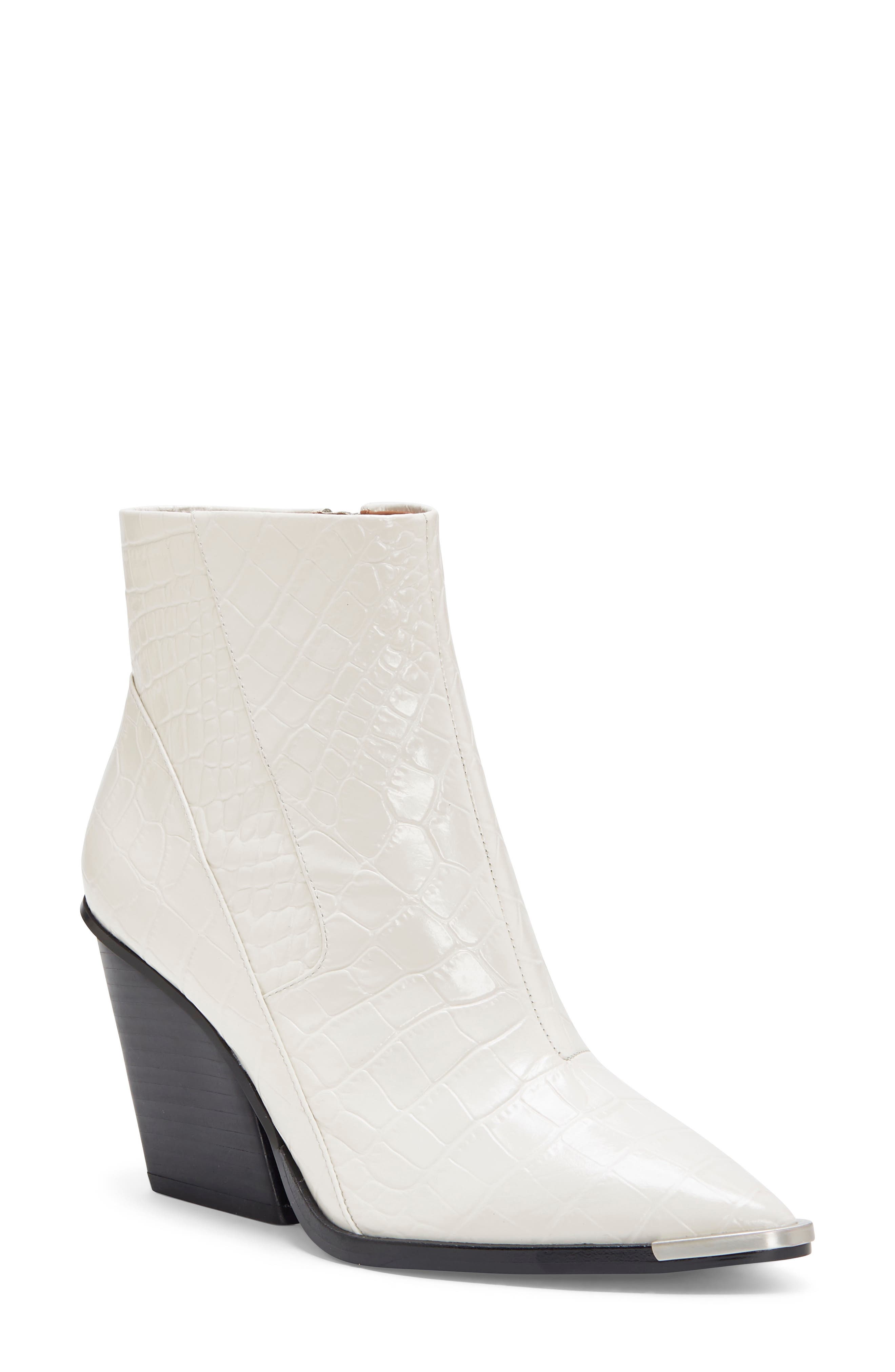 Anikah Pointy Toe Bootie, Main, color, IVORY