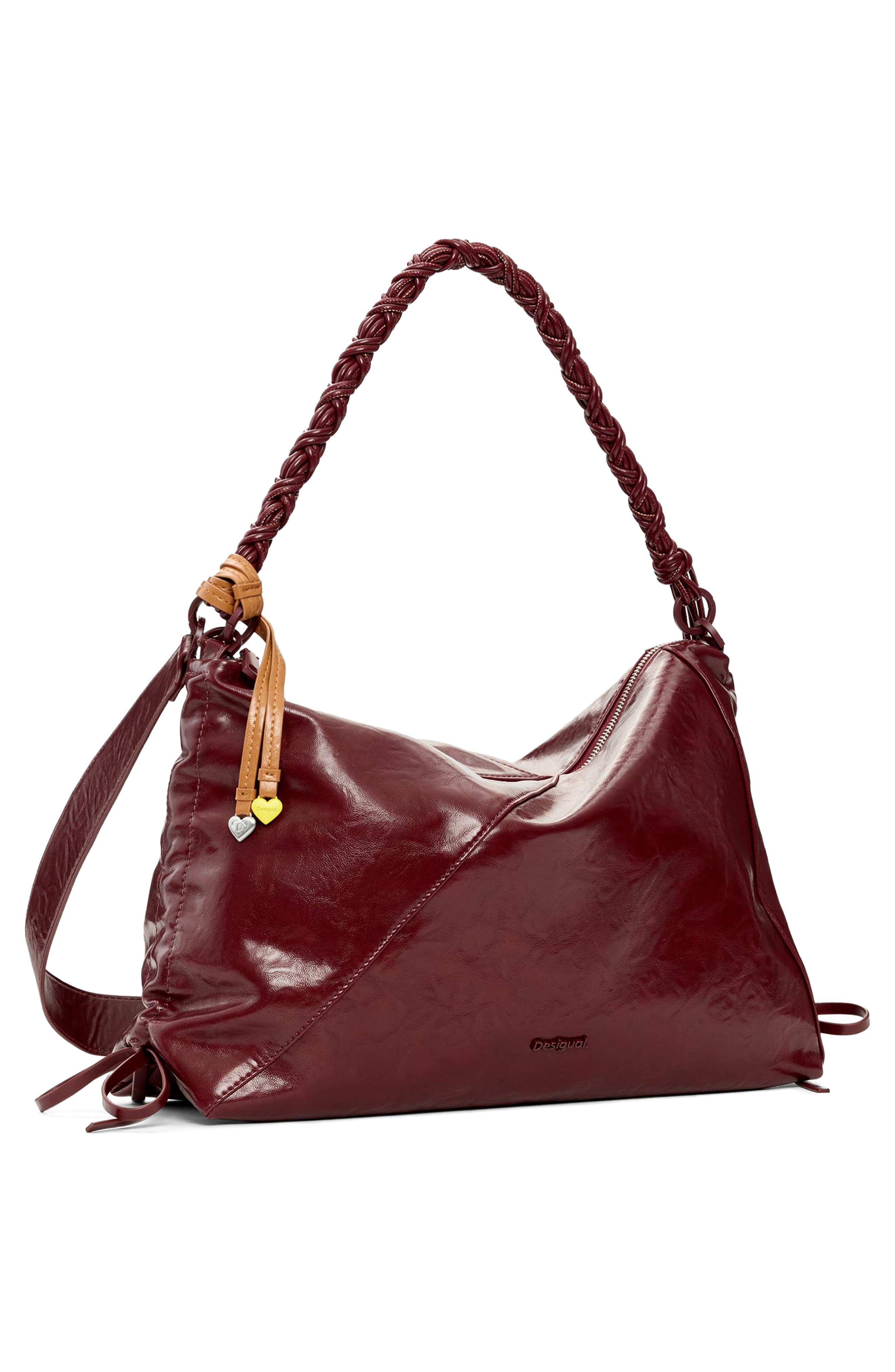 Desigual Faux Leather Shoulder Bag, Alternate, color, 