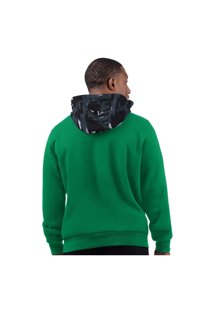 STARTER Men's Starter  Kelly Green Philadelphia Eagles Thursday Night Gridiron Vintage Logo Pullover Hoodie, Alternate, color, 