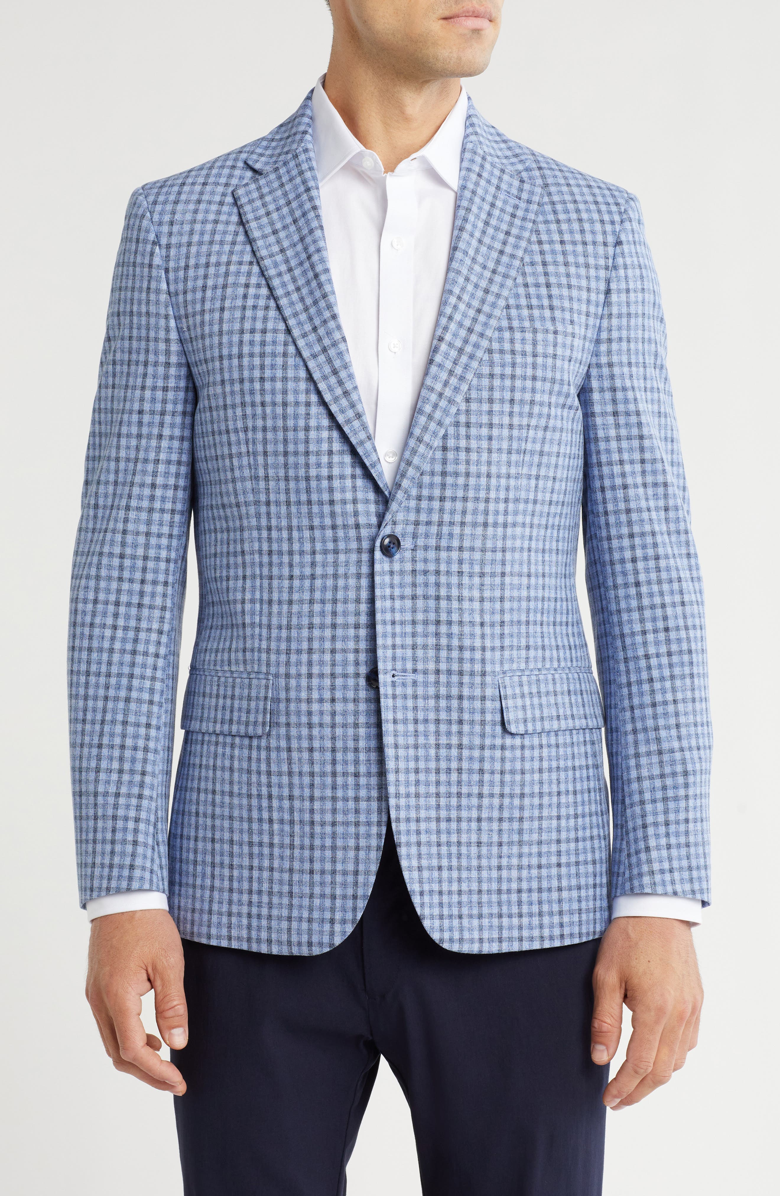Tommy Hilfiger Grid Stretch Suit Jacket