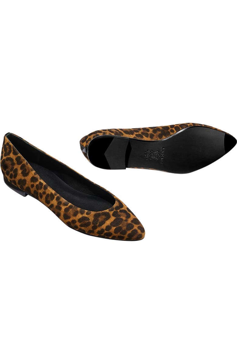 MARGAUX The Pointe Flat, Alternate, color, Leopard Suede