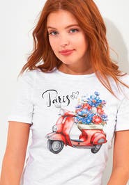 Joe Browns Stretch Cotton Graphic Tee