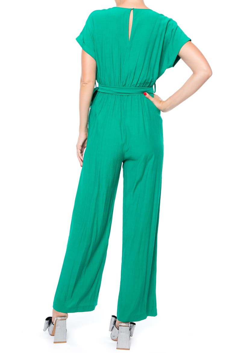 Wonderland Jumpsuit, Alternate, color, EMERALD