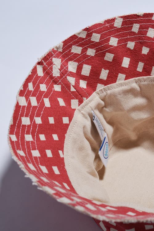 Dance Happy Grid Bucket Hat