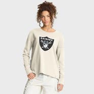 FANATICS Women's Fanatics Cream Las Vegas Raiders Dove Legacy Long Sleeve T-Shirt