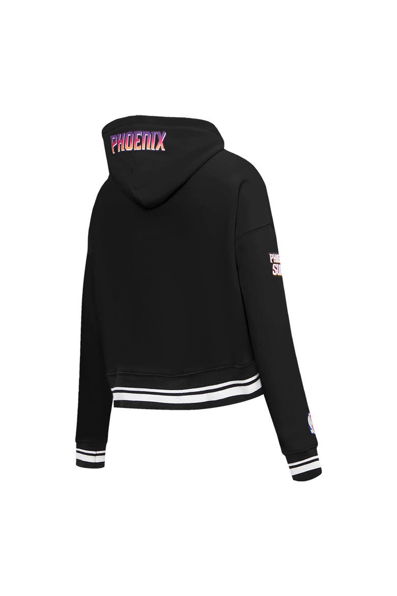 Women's Pro Standard Black Phoenix Suns 2023/24 City Edition Cropped Pullover Hoodie, Alternate, color, Black
