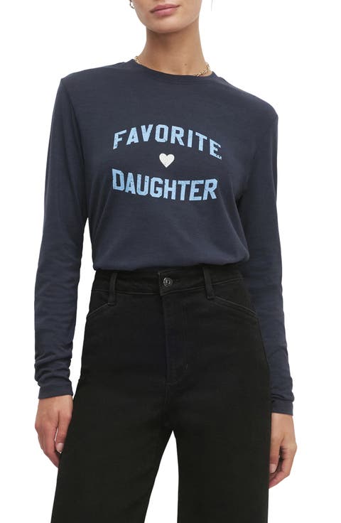 The Favorite Daughter Long Sleeve Graphic T-Shirt