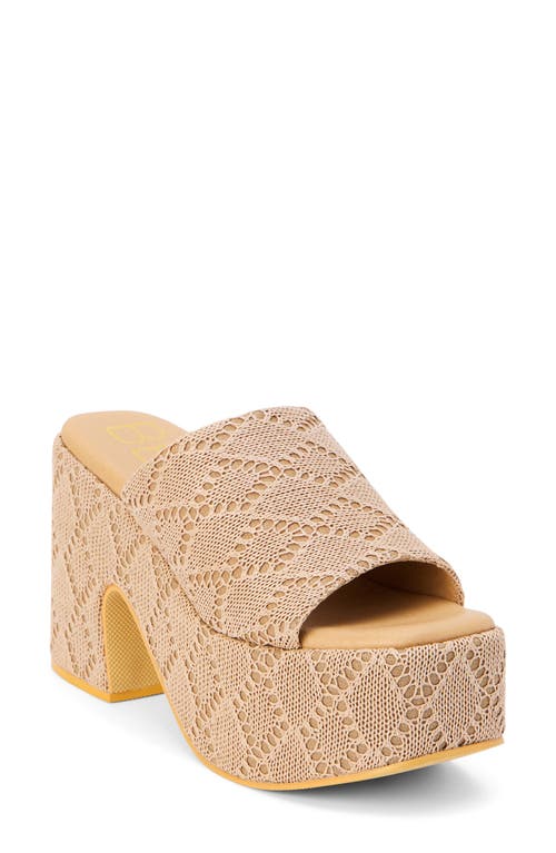 Beach By Matisse Como Platform Sandal In Camel