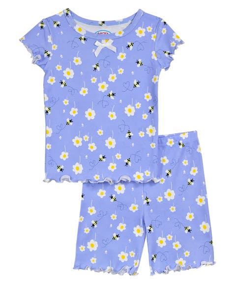 Cotton Fitted Short Pajama 2-Piece Set (Toddler, Little Kid & Big Kid)