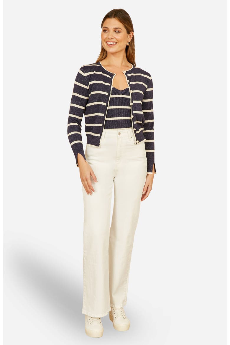 Wide Leg High Waist Jeans, Alternate, color, White