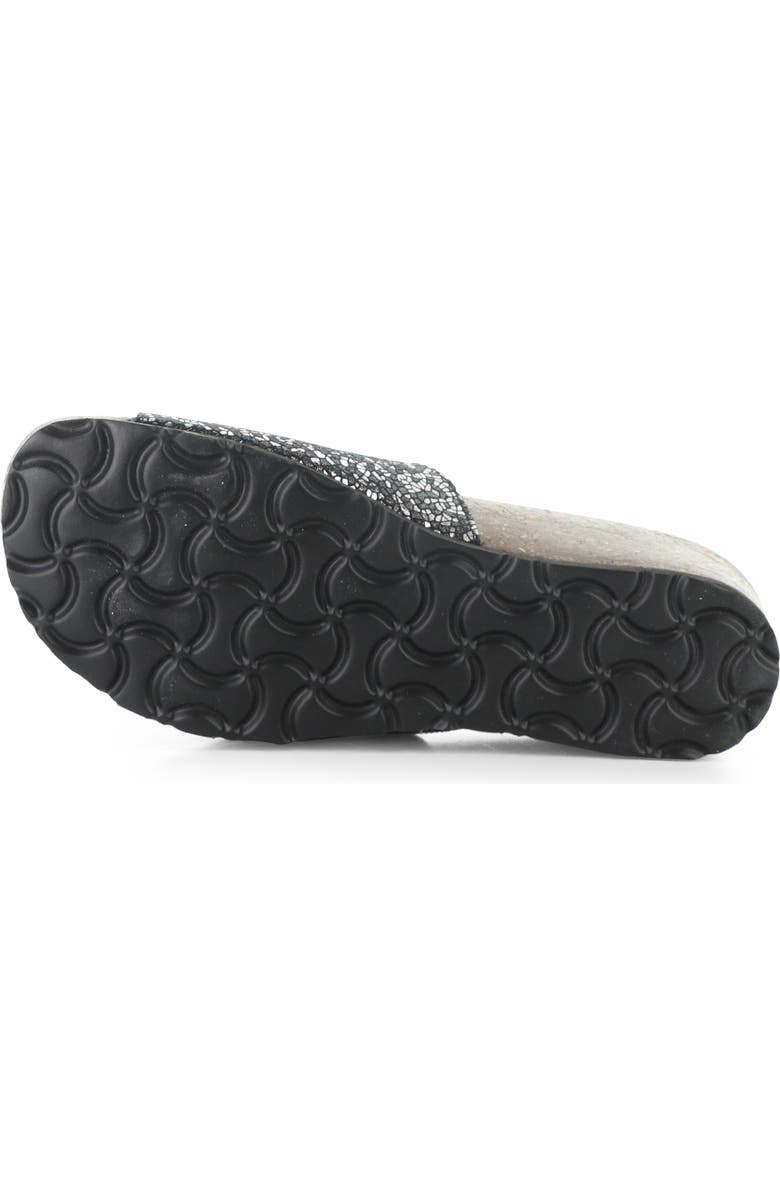 Bos. & Co. Lyra Wedge Slide Sandal, Alternate, color, Nero