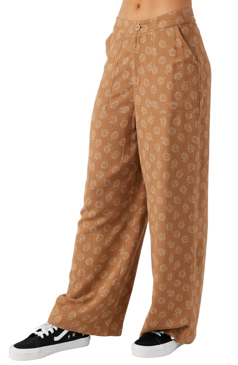 O'Neill Rylan Velley Floral Wide Leg Pants, Alternate, color,
