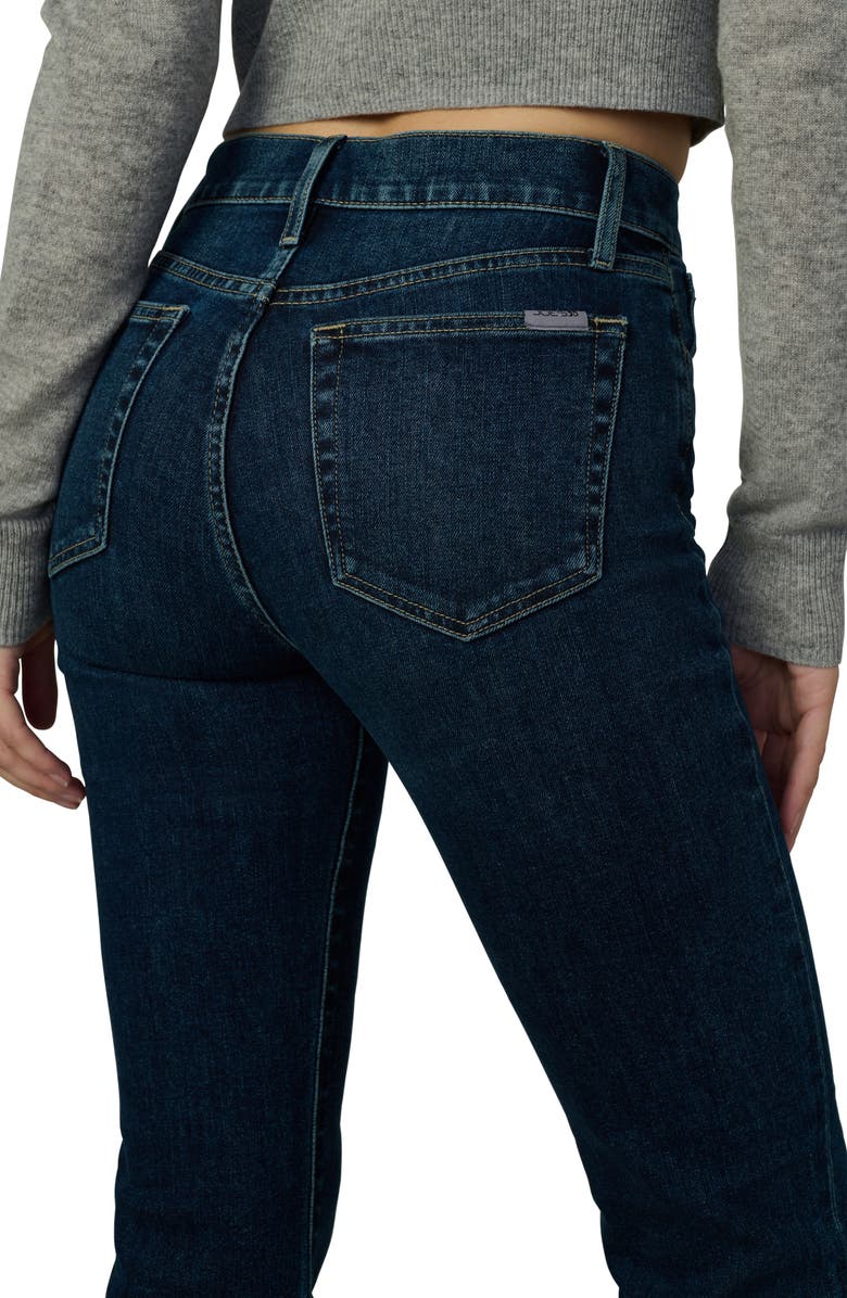 Joe's High Waist Raw Hem Crop Bootcut Jeans, Alternate, color,