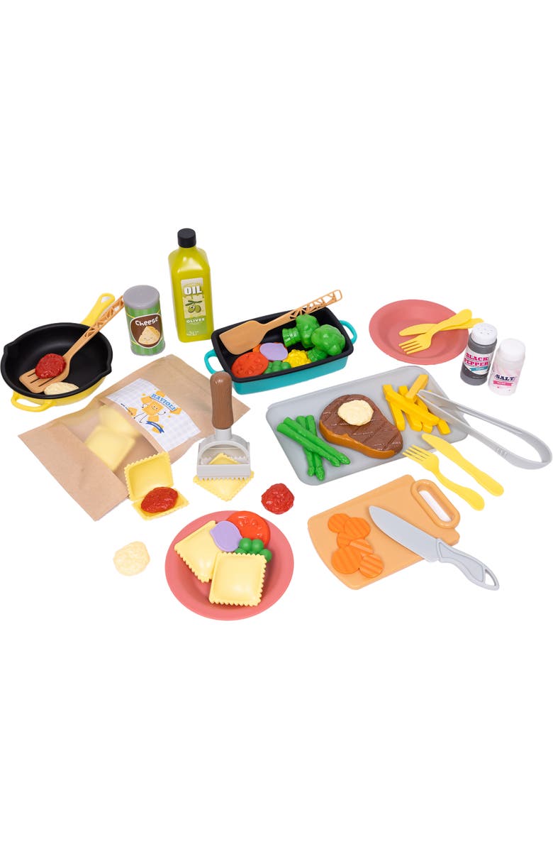 NurtureNature Ravioli Cooking Set 50Pc Toy Food/Utensils, Kids 3+, Main, color, Multicolored