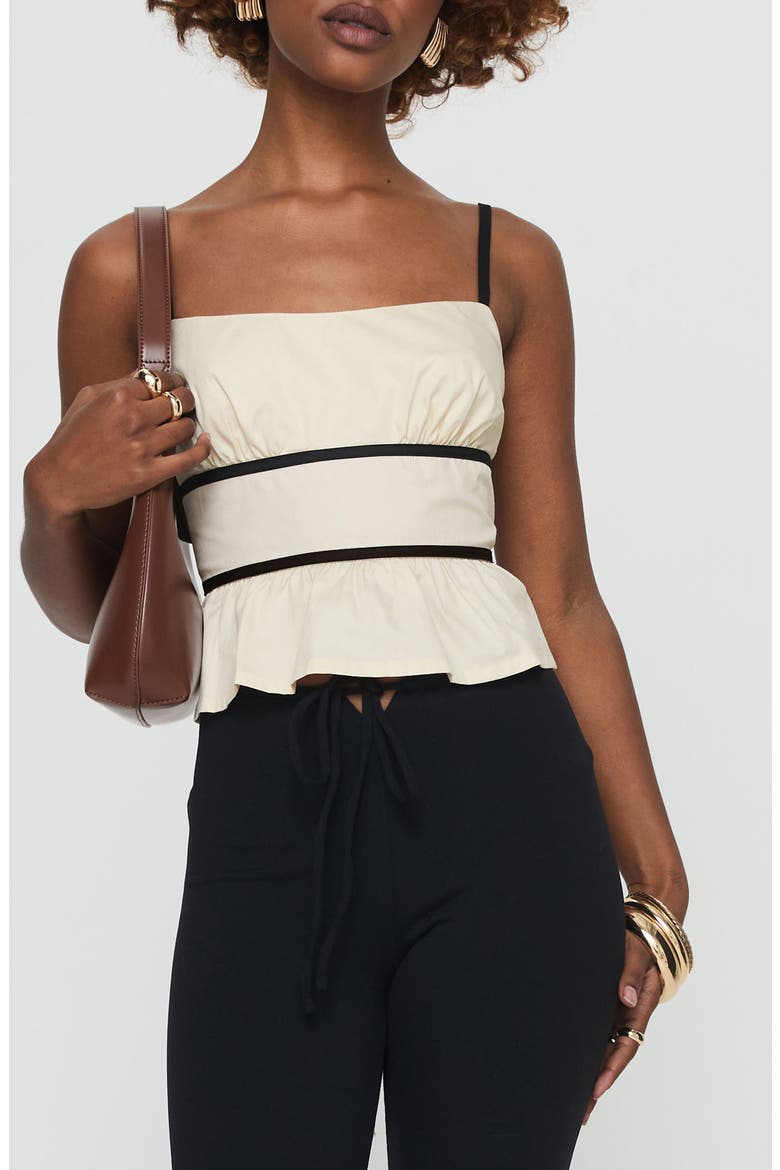Daxon Organic Cotton Open Back Camisole, Main, color, LIGHT BEIGE