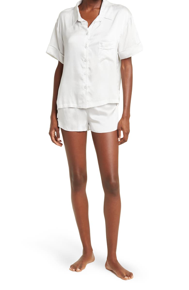Papinelle Short Silk Pajamas, Main, color, 