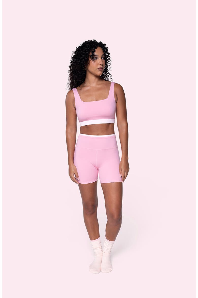 Sports Bra, Alternate, color, Blush