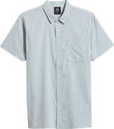 Rip Curl Classic Surf Ourtime Short Sleeve Cotton Button-Up Shirt