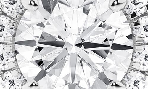 Badgley Mischka Collection Lab Created Diamond Halo Necklace In 1.75 Ctw White Gold