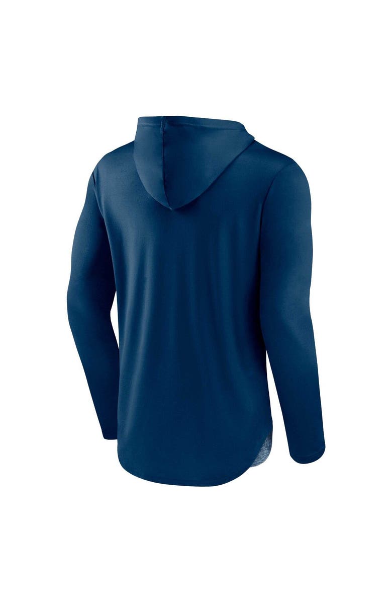 FANATICS Men's Fanatics Branded Deep Sea Blue Seattle Kraken Podium Defender Pullover Hoodie, Alternate, color, Navy