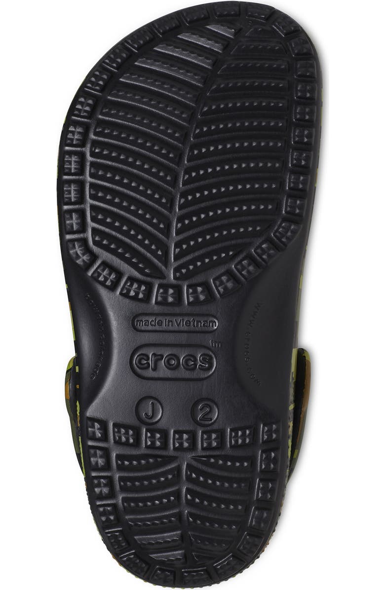 CROCS Kids' Classic Digi Camo Clog, Alternate, color, Black Multi