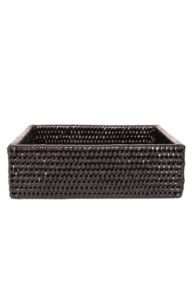 Artifacts Trading Company<sup>™</sup> Artifacts Rattan Luncheon Napkin Holder, Alternate, color, Tudor Black