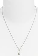 Mikimoto 'Classic Elegance' Akoya Cultured Pearl & Diamond Necklace