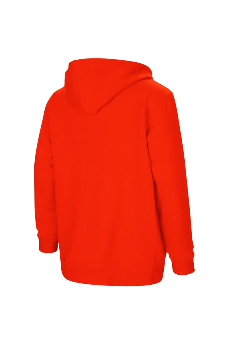 Youth Colosseum Orange Clemson Tigers 2-Hit Team Pullover Hoodie, Alternate, color, Orange