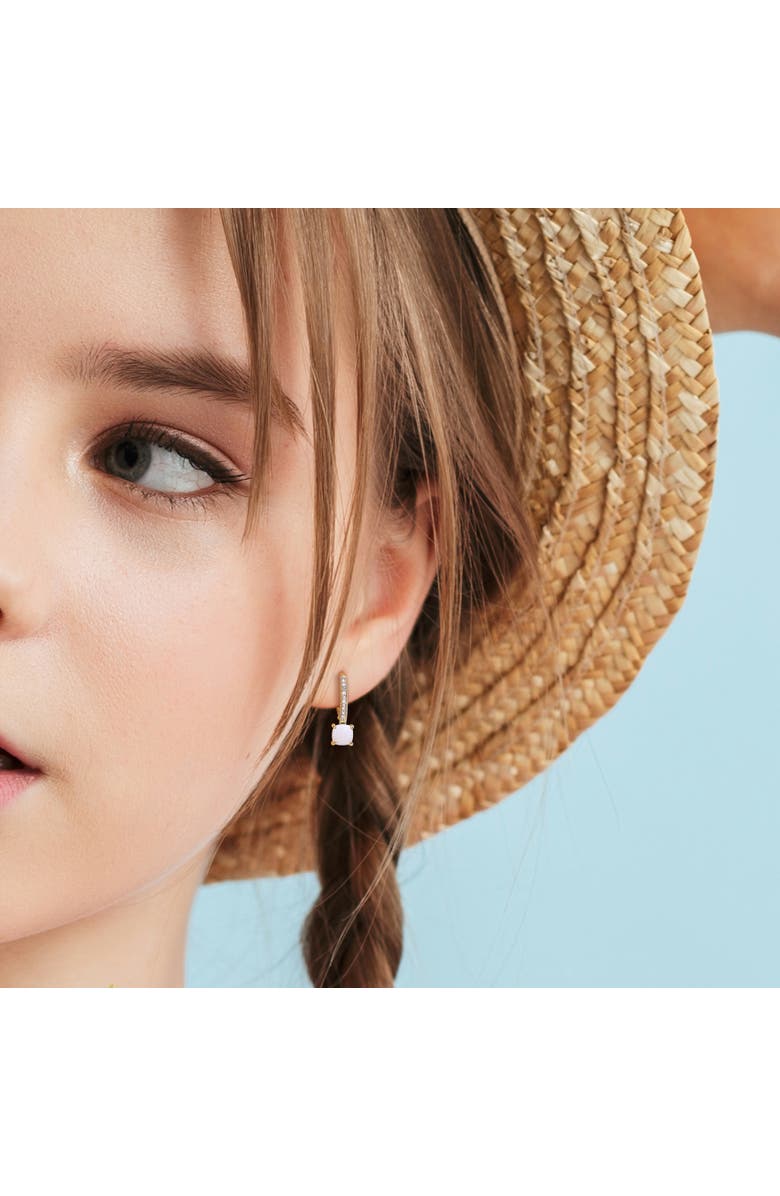 Julianna B. Opal & Diamond Leverback Earrings, Alternate, color, Opal