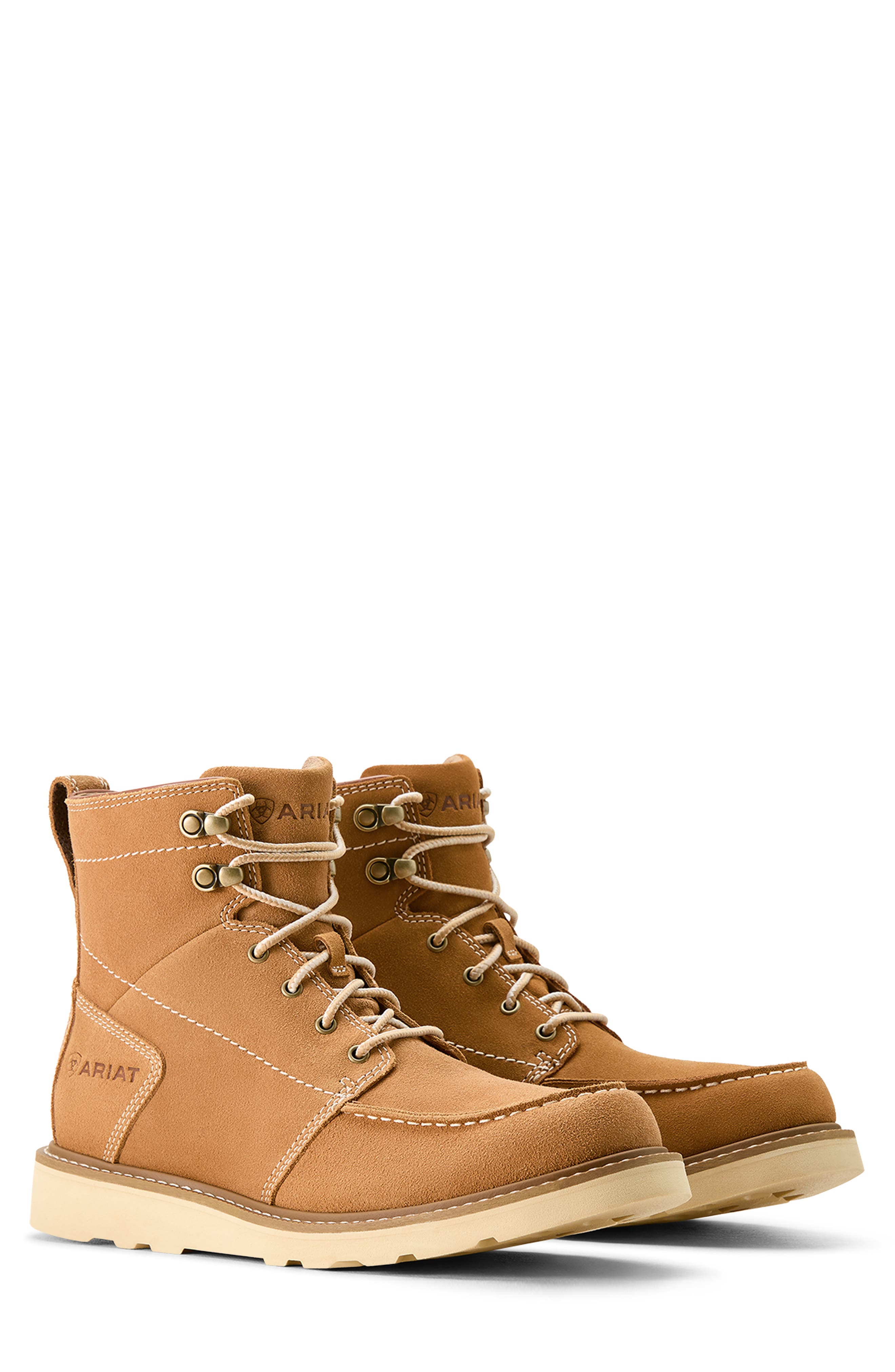 Ariat Recon Lace Boot, Alternate, color, Natural Suede