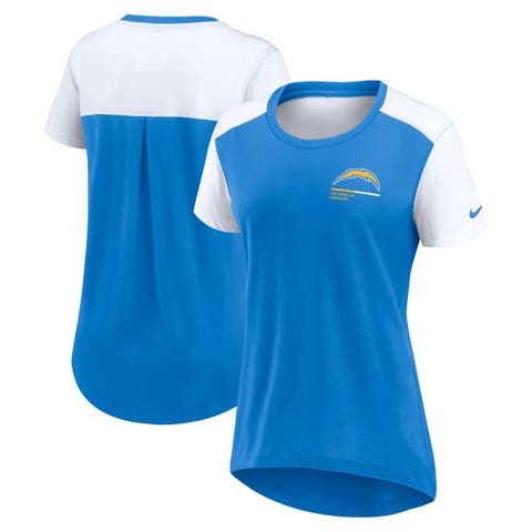 Women's Nike  Powder Blue Los Angeles Chargers Performance Fashion T-Shirt