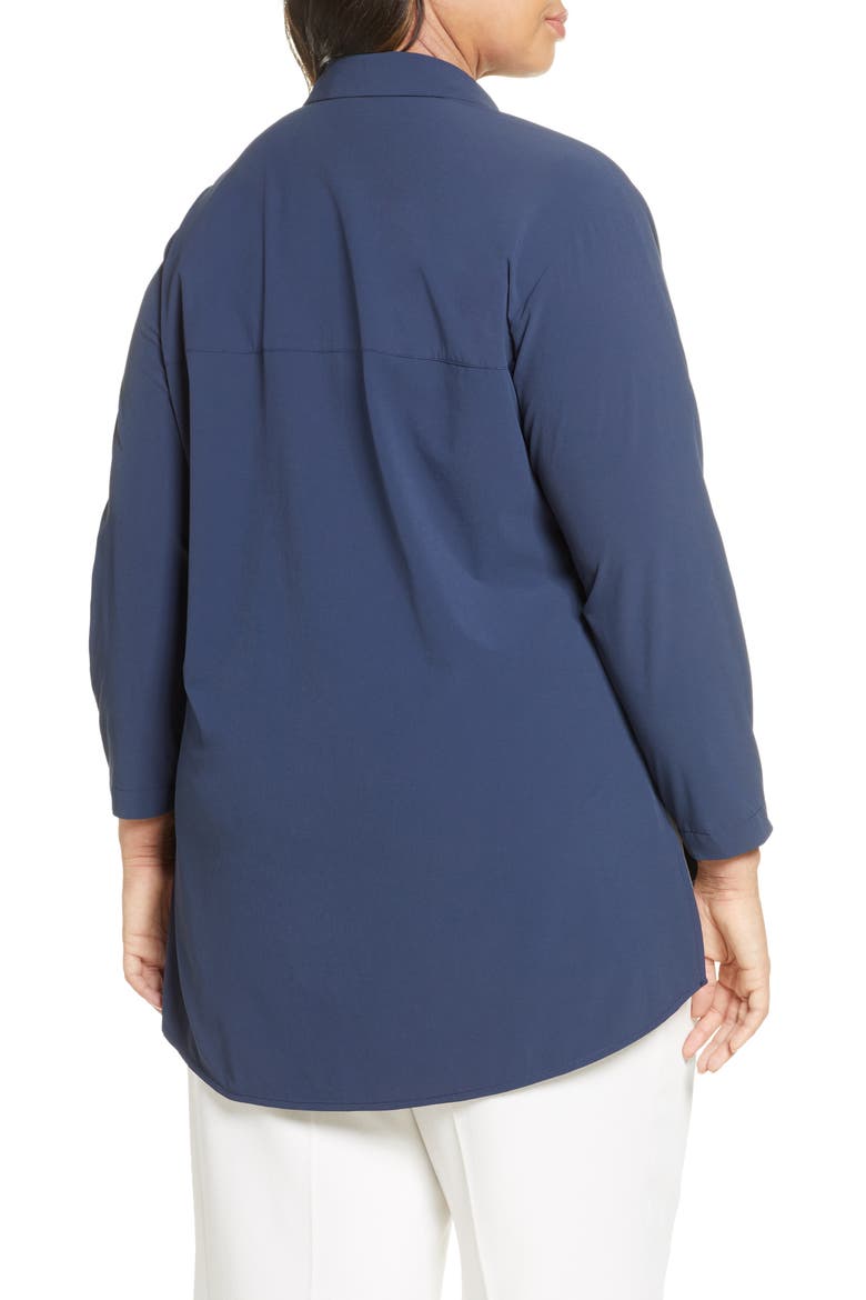 Tech Stretch Shirt, Alternate, color, DARK INDIGO