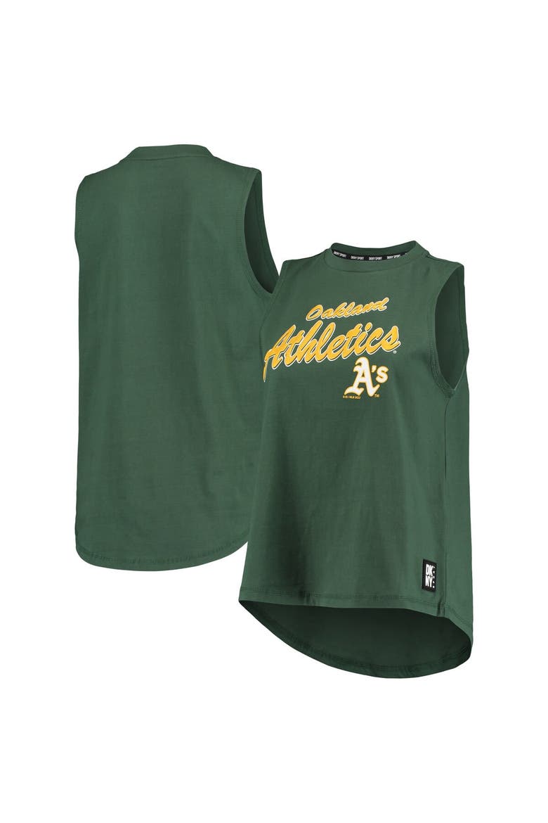 Women's DKNY Sport Green Oakland Athletics Marcie Tank Top, Alternate, color, Green