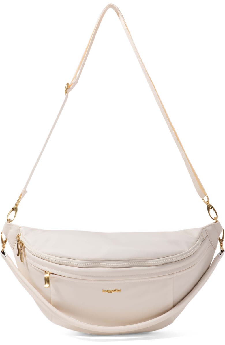 BAGGALLINI Stanton Crossbody Bag, Main, color, Coconut Twill