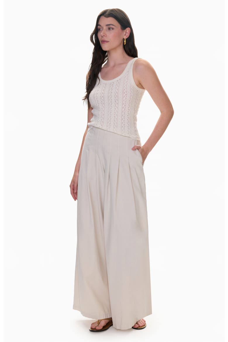 Grace Wide Leg Pant, Alternate, color, Alabaster