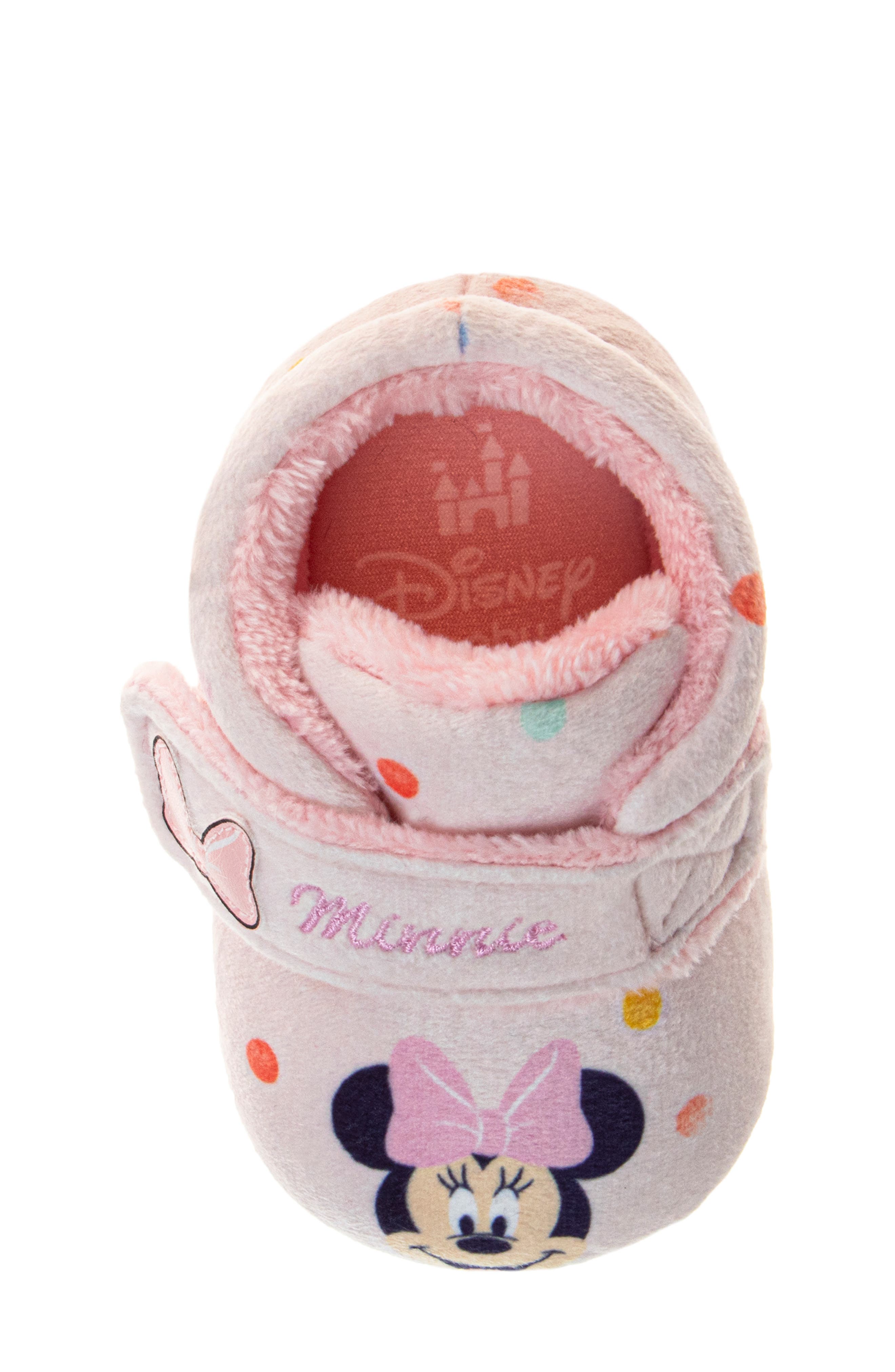 JOSMO Disney Minnie Mouse Crib Shoe, Alternate, color, Pink