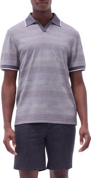 Bugatchi Tipped Johnny Collar Polo