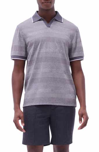 Bugatchi Tipped Johnny Collar Polo