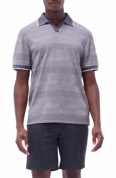 Bugatchi Tipped Johnny Collar Polo