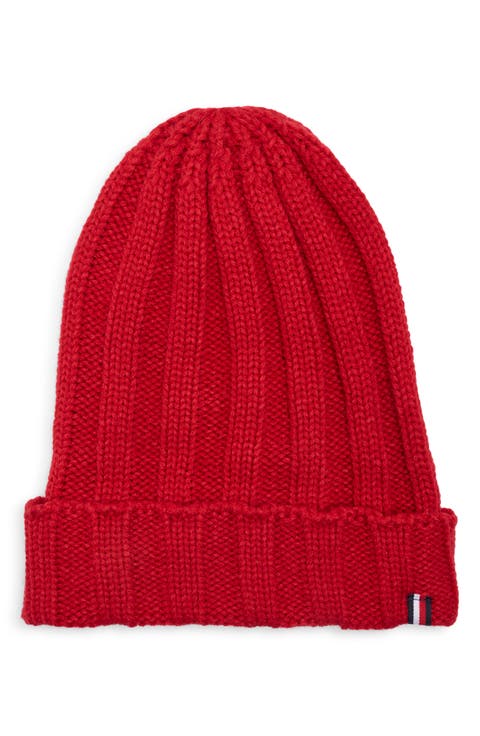 Chunky Ribbed Knit Cuff Beanie