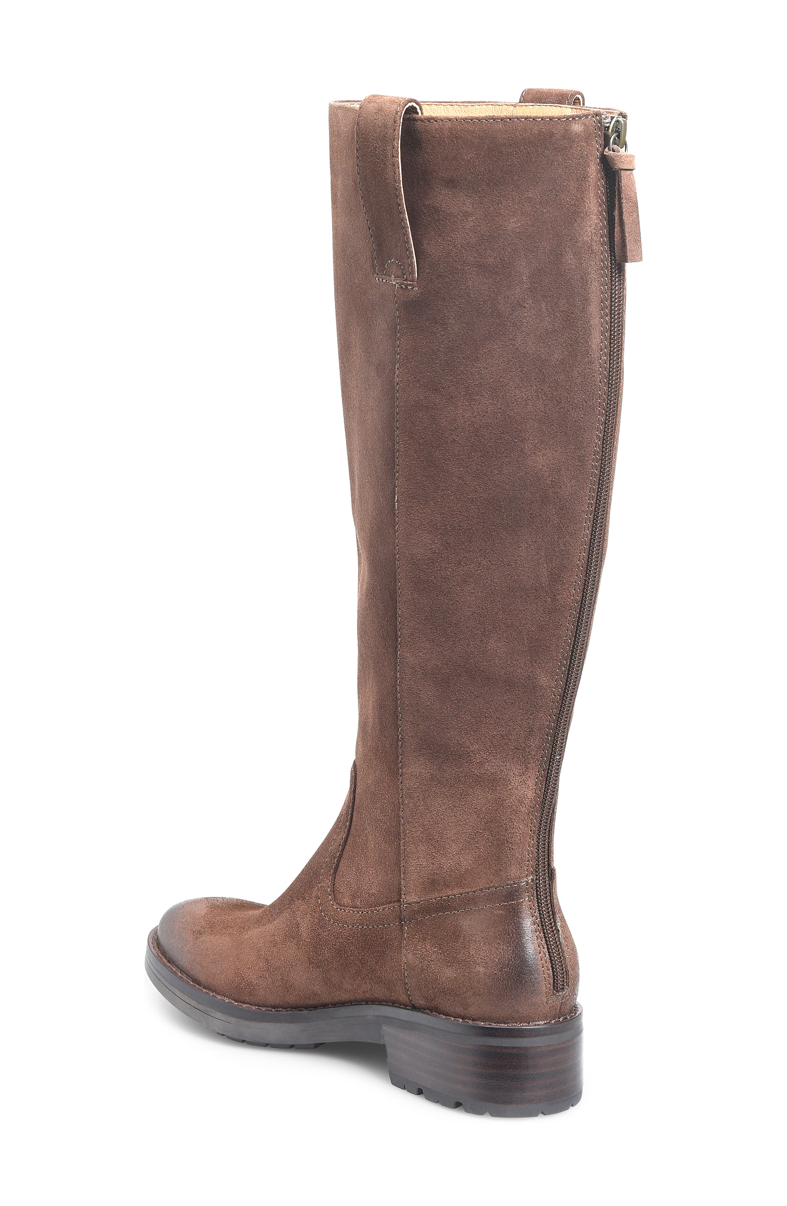 Söfft Samantha II Water Resistant Knee High Boot, Alternate, color, Rich Brown