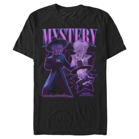 Men's KPop Demon Hunters Mystery Saja Collage  Graphic T-Shirt
