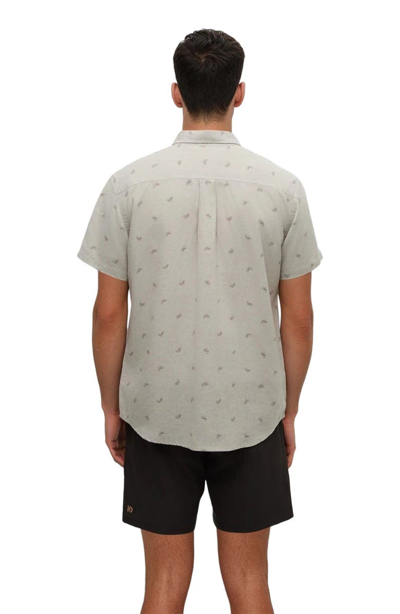 tentree Bike Around Mancos Shirt, Alternate, color, Creek Stone/Bike Around