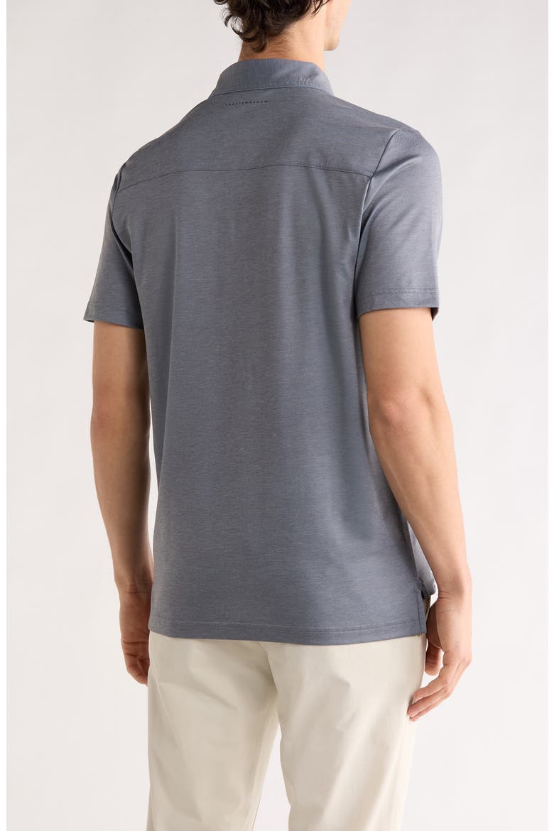Featherweight Active Polo, Alternate, color, HEATHER QUIET SHADE