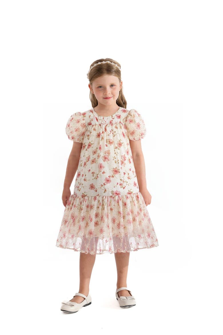 Vienna Floral Dress, Alternate, color, Pink