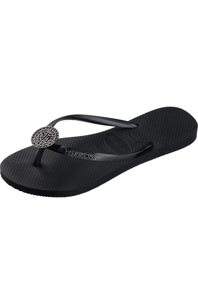 Havaianas Slim Crystal Flip Flop, Alternate, color,