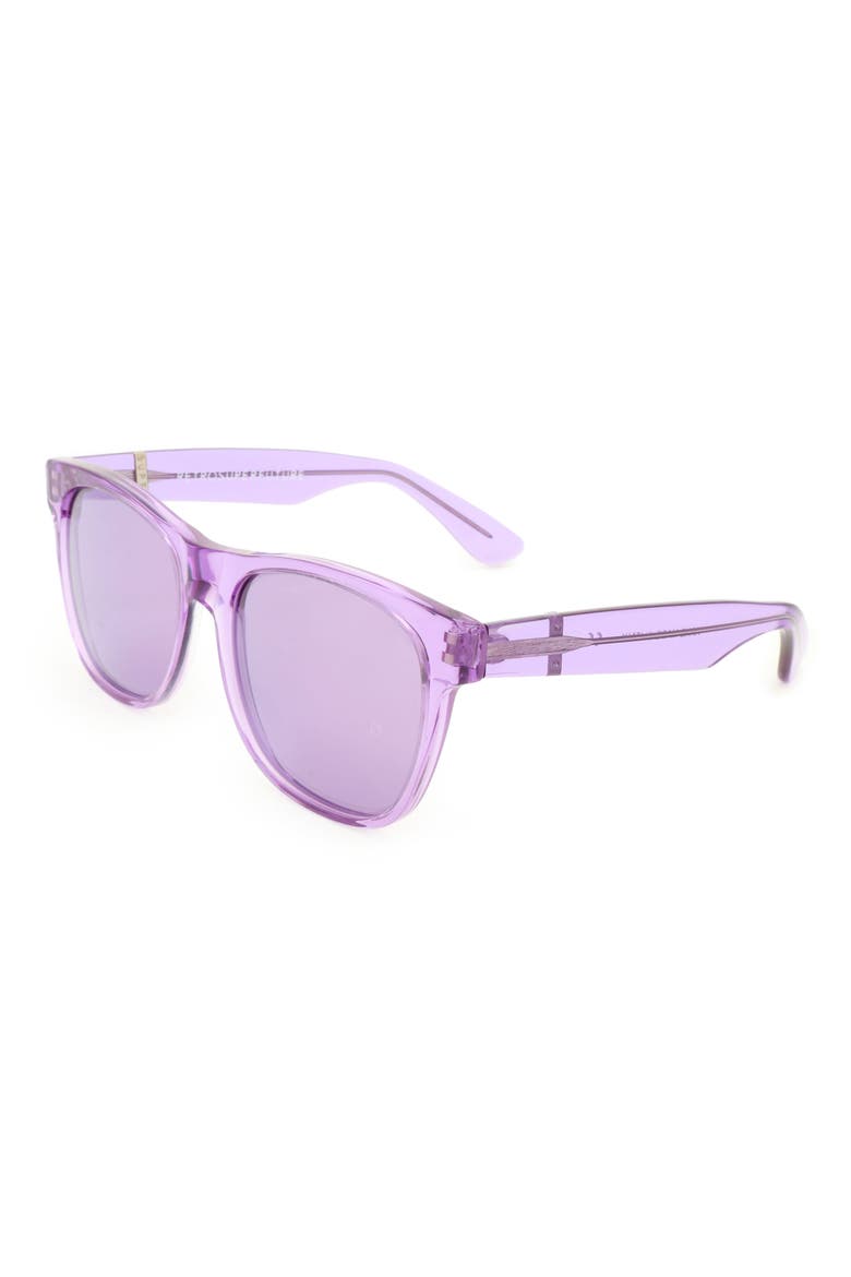 55mm Square Sunglasses, Alternate, color, PURPLE